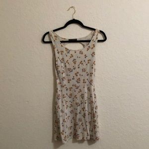 Muted sunflower open back dress - One Size [aka S] - Brandy Melville